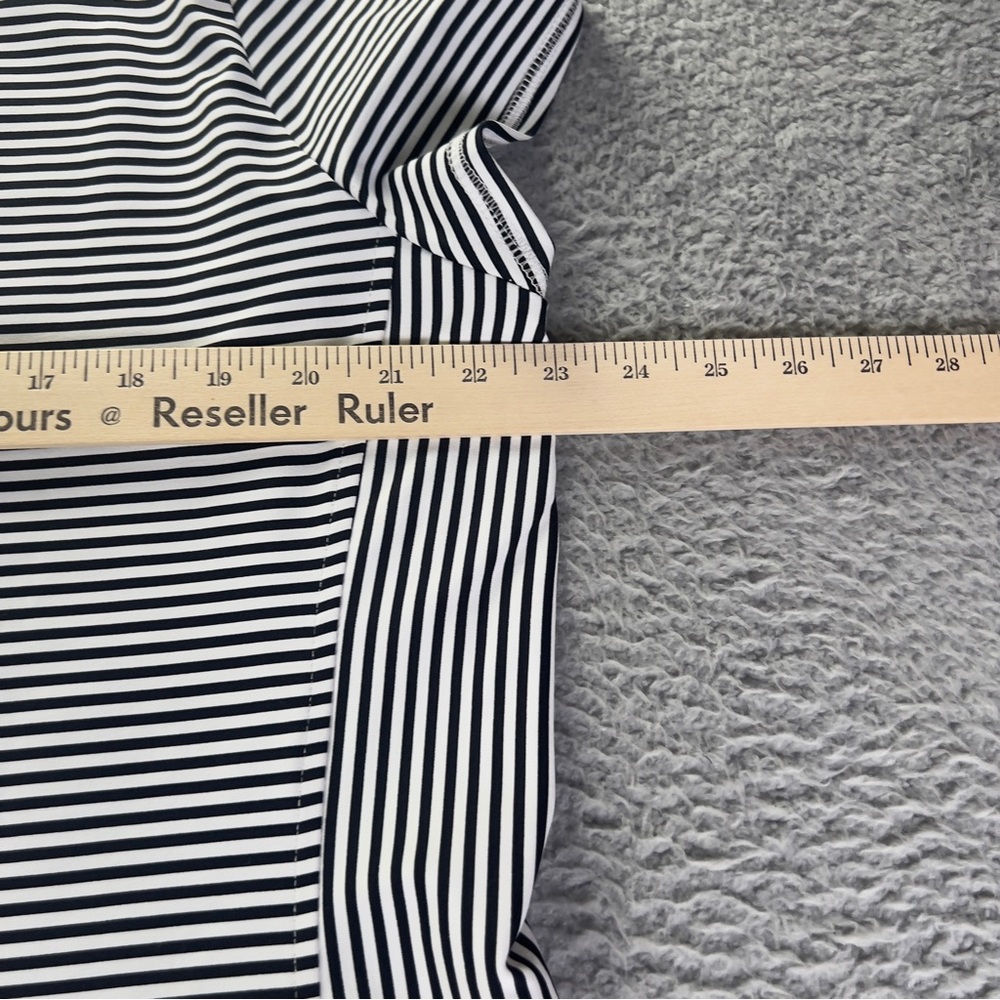 Tommy Bahama Shift Womens XL Black White Dress Aubrey Cassia Striped IslandZone - Picture 5 of 9